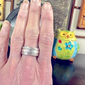 WOW POSHMARK - THREE (3 each) Tiffany & Co. Sterling Silver Love Stacking Bands
